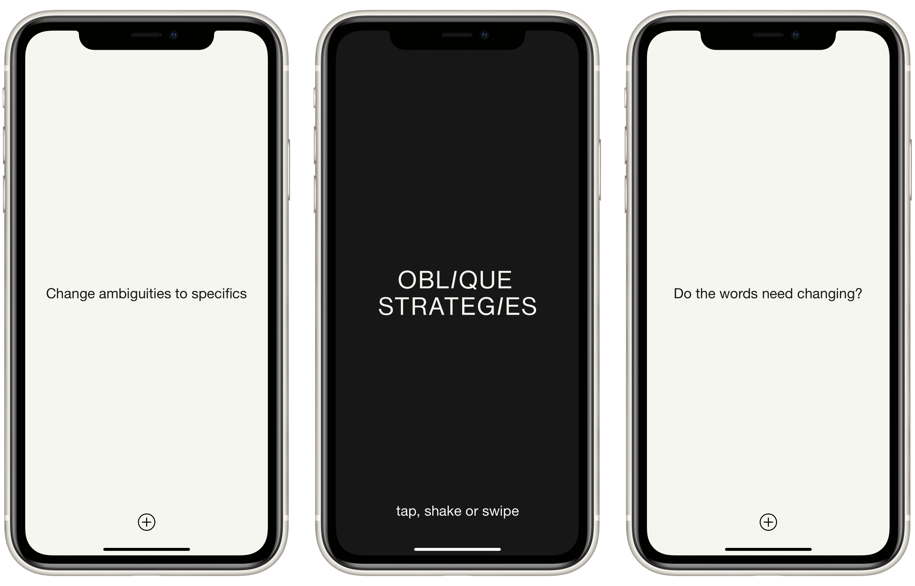 Oblique Strategies SE